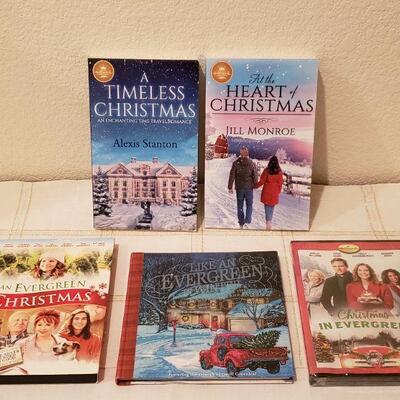 Lot 46: New Hallmark (3) Books & (2) DVDs