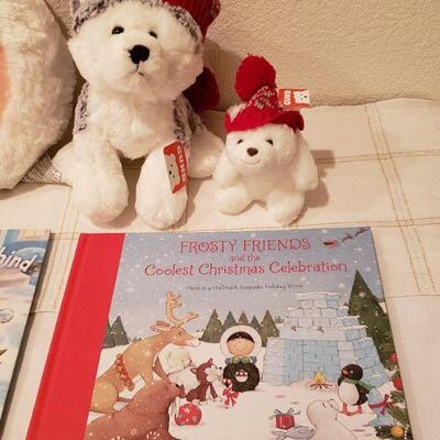 Lot 47:  New (2) Books & (3) Plush Friends