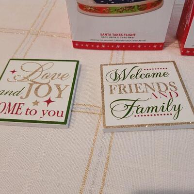 Lot 55: Assorted HALLMARK Ornaments and Magnets