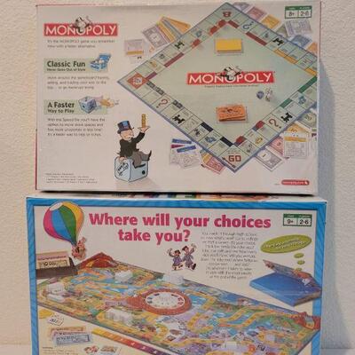 Lot 56: BRAND NEW Board Games LIFE and MONOPOLY