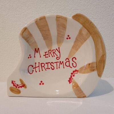 Lot 58: (2) New CHRISTMAS THEME Cat Water/Food Bowls
