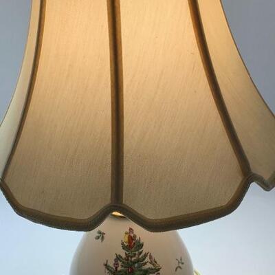 SPODE Christmas ðŸŽ„ Lamp (nearly 2 feet tall @ 23 inches)