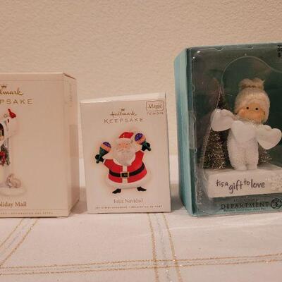 Lot 103: Assorted HALLMARK and Depth. 56 Christmas Ornaments 