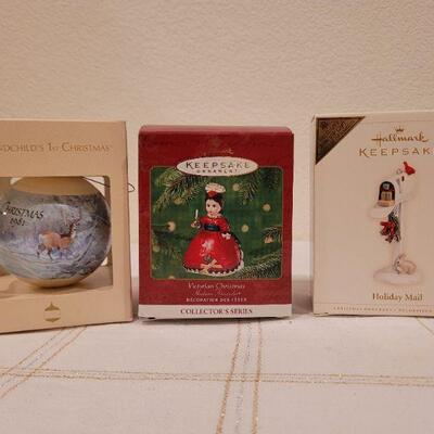 Lot 103: Assorted HALLMARK and Depth. 56 Christmas Ornaments 