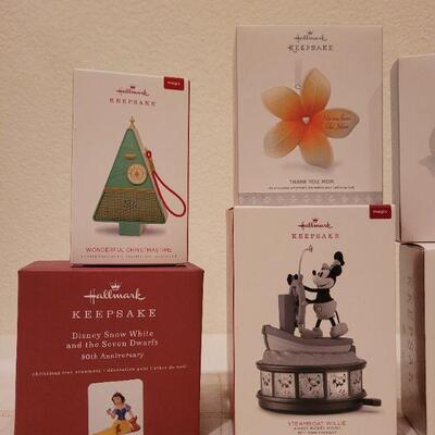 Lot 107: Assorted HALLMARK Christmas Ornaments 