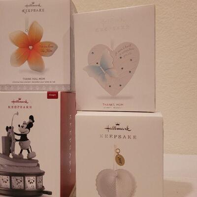 Lot 107: Assorted HALLMARK Christmas Ornaments 