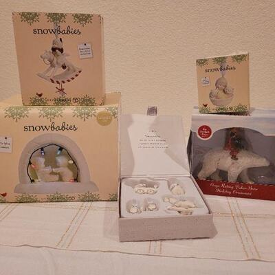 Lot 110: Assorted HALLMARK and Dept 56 Christmas Ornaments Figures