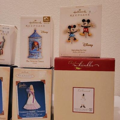 Lot 114: Assorted HALLMARK Christmas Ornaments 