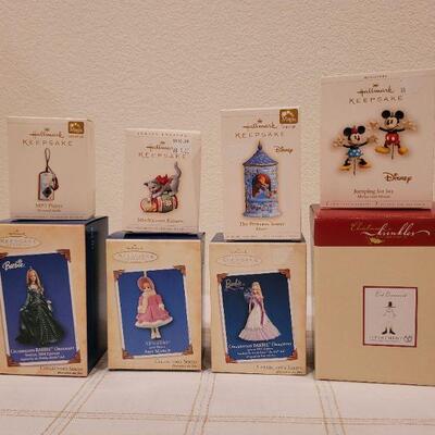 Lot 114: Assorted HALLMARK Christmas Ornaments 