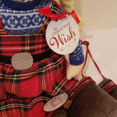 Lot 125: "My Christmas Wish" Anja Doll & Ornament 