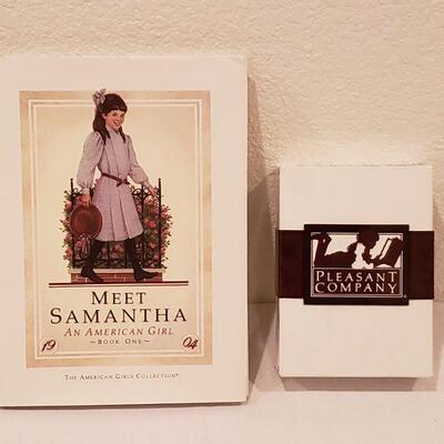 Lot 133: New AMERICAN GIRL Meet Samantha Book & Boots