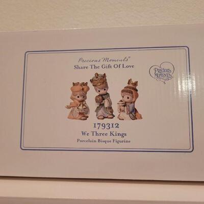 Lot 142: (2) Precious Moments Christmas Deco Figures