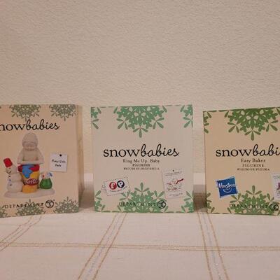 Lot 143: Dept. 56 SnowBabies Assorted Christmas Deco 