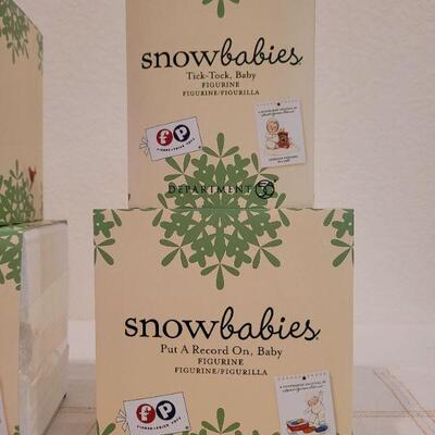 Lot 144: Assorted Dept. 56 SnowBabies Christmas Figures 