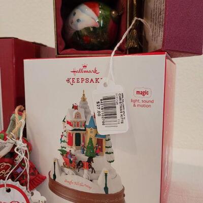 Lot 146. Assorted HALLMARK and More Christmas Ornaments