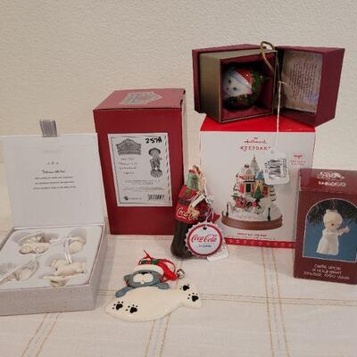 Lot 146. Assorted HALLMARK and More Christmas Ornaments