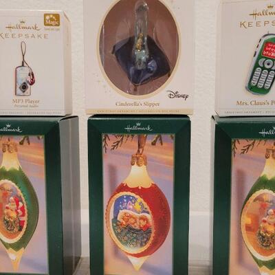 Lot 147: Assorted HALLMARK Christmas Ornaments 