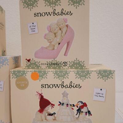 Lot 149: Assorted Dept. 56 SnowBabies Christmas Figures 