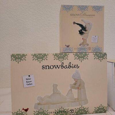 Lot 150: Assorted Dept. 56 SnowBabies Christmas Figures 