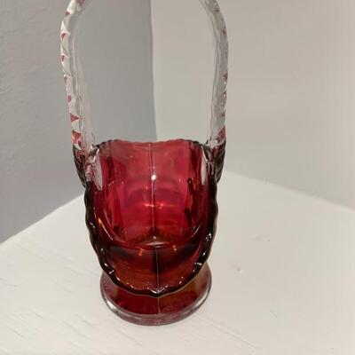 Westmoreland Glass Basket 