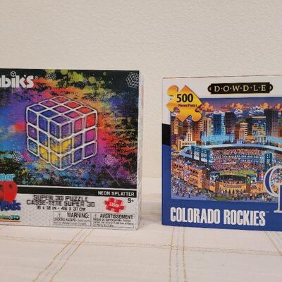 Lot 152: NEW 3D Puzzle and COLORADO ROCKIES Puzzle