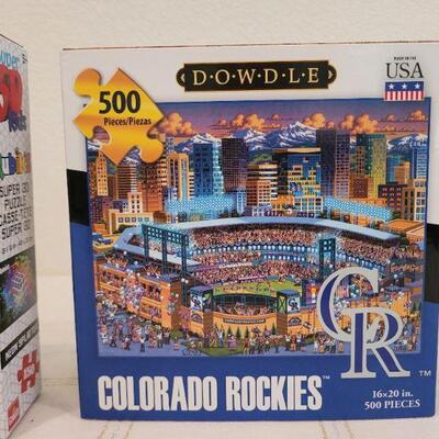 Lot 152: NEW 3D Puzzle and COLORADO ROCKIES Puzzle