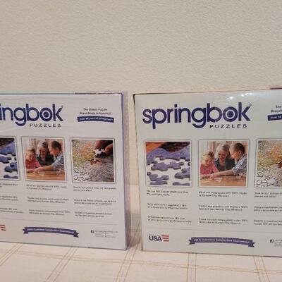 Lot 153: (2) NEW SEALED Puzzles by Springbok