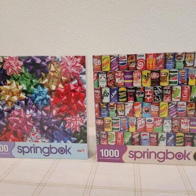 Lot 153: (2) NEW SEALED Puzzles by Springbok