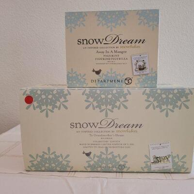 Lot 157: Dept. 56 SnowBabies Christmas Figures 