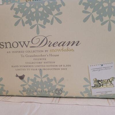 Lot 157: Dept. 56 SnowBabies Christmas Figures 