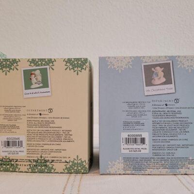 Lot 159: Dept. 56 SnowBabies Christmas Figures 