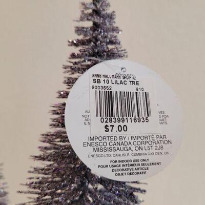Lot 160: (5) Dept. 56 Deco Christmas Trees ðŸŒ² 