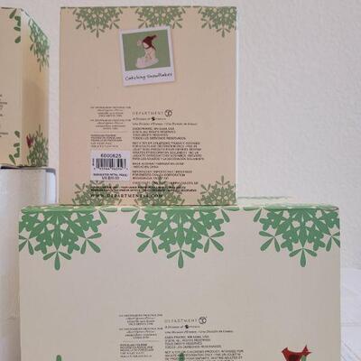 Lot 163: Dept. 56 SnowBabies Christmas Figures 