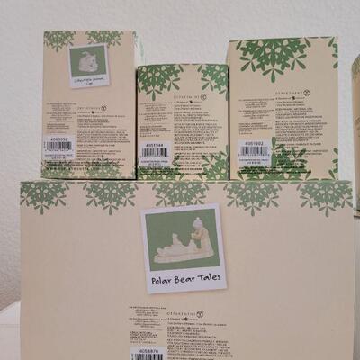 Lot 163: Dept. 56 SnowBabies Christmas Figures 