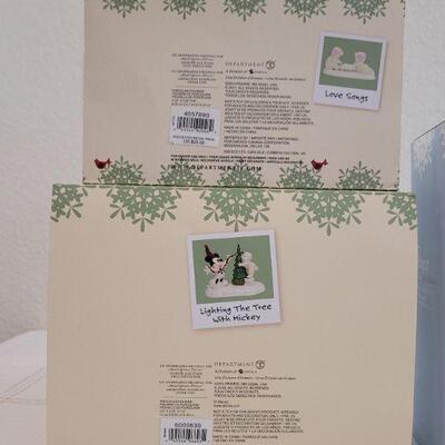 Lot 164: Dept. 56 SnowBabies Christmas Figures 