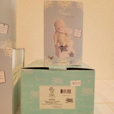 Lot 166: Assorted Dept. 56 SnowBabies Christmas Figures 