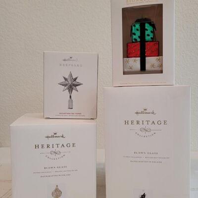 Lot 169: Assorted HALLMARK Christmas Ornaments 