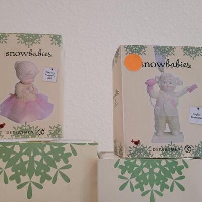 Lot 175: Assorted Dept. 56 SnowBabies Christmas Figures 