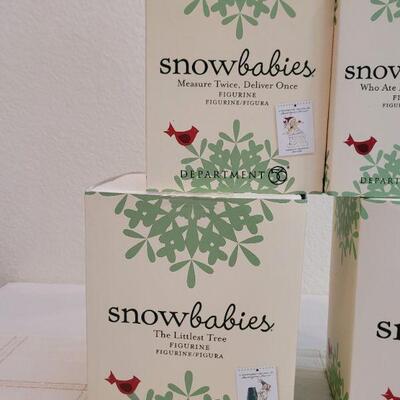 Lot 175: Assorted Dept. 56 SnowBabies Christmas Figures 