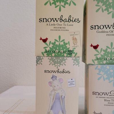 Lot 176: Assorted Dept. 56 SnowBabies Christmas Figures 