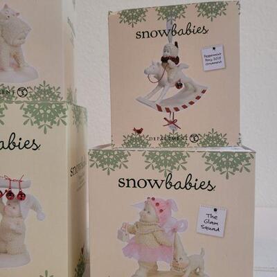 Lot 177: Assorted Dept. 56 SnowBabies Christmas Figures 