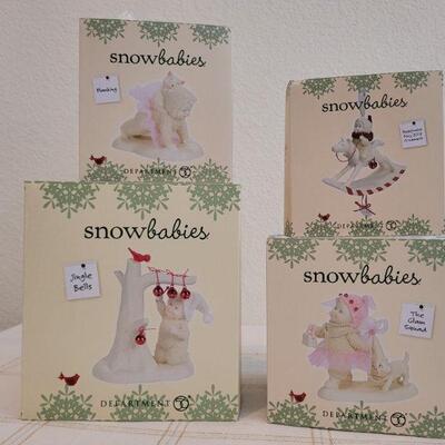 Lot 177: Assorted Dept. 56 SnowBabies Christmas Figures 