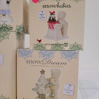 Lot 178: Assorted Dept. 56 SnowBabies Christmas Figures 