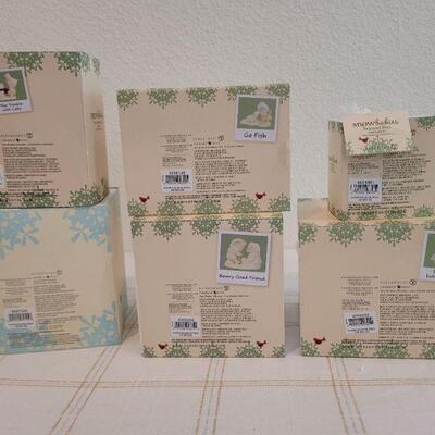 Lot 179: Assorted Dept. 56 SnowBabies Christmas Figures 