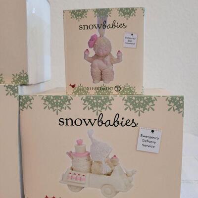 Lot 179: Assorted Dept. 56 SnowBabies Christmas Figures 