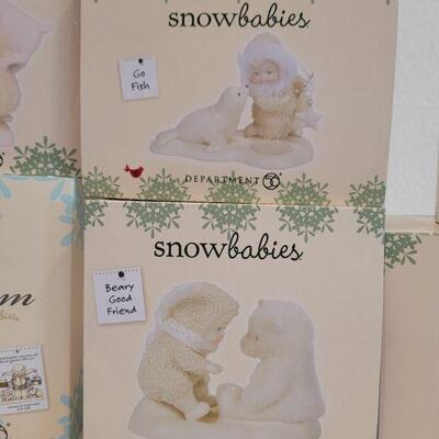 Lot 179: Assorted Dept. 56 SnowBabies Christmas Figures 