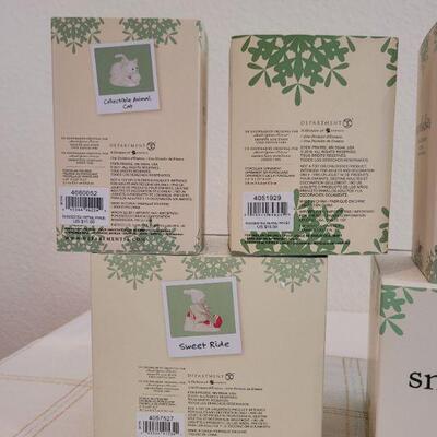 Lot 180: Assorted Dept. 56 SnowBabies Christmas Figures 