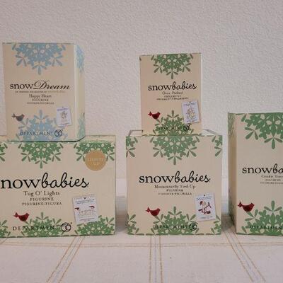 Lot 180: Assorted Dept. 56 SnowBabies Christmas Figures 
