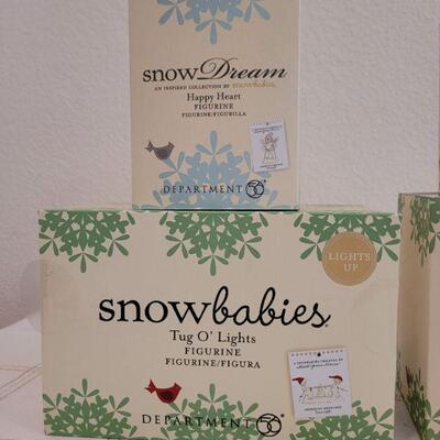 Lot 180: Assorted Dept. 56 SnowBabies Christmas Figures 