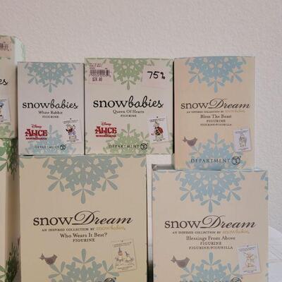 Lot 183: Assorted Dept. 56 SnowBabies Christmas Figures 